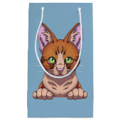 Petit Sac Cadeau Cute chat (Devant)
