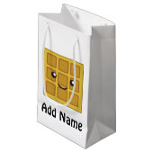 Petit Sac Cadeau Cute gaufre (Devant Angle)