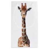 Petit Sac Cadeau Cute giraffe face (Dos)
