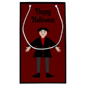 Petit Sac Cadeau Cute Halloween Vampire Custom (Dos)