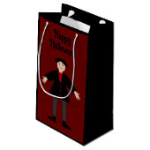 Petit Sac Cadeau Cute Halloween Vampire Custom (Dos Angle)