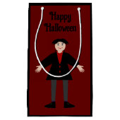 Petit Sac Cadeau Cute Halloween Vampire Custom (Devant)