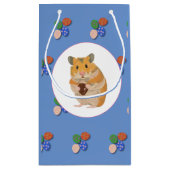 Petit Sac Cadeau Cute Hamster tenant un oeuf de Pâques (Dos)