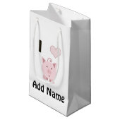 Petit Sac Cadeau Cute I coeurs Desgin (Devant Angle)