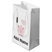 Petit Sac Cadeau Cute I coeurs Desgin (Dos Angle)