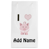 Petit Sac Cadeau Cute I coeurs Desgin (Devant)