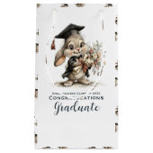 Petit Sac Cadeau  Cute Kindergarten Graduation Bunny Design (Devant)