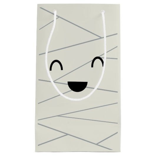 Petit Sac Cadeau Cute Mummy Halloween (Devant)
