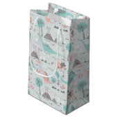 Petit Sac Cadeau Cute Pastel Dinosaur Motif (Dos Angle)