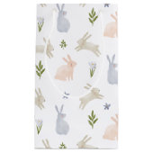 Petit Sac Cadeau Cute Pastel Easter Bunny Spring (Devant)