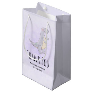 Petit Sac Cadeau Cute Tyrannosaurus Rex Dinosaur Toy Merci