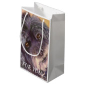 PETIT SAC CADEAU CUTIE NOIR COCK-A-POO MIX (Dos Angle)