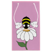 Petit sac cadeau d'abeille de marguerite (Dos)