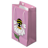 Petit sac cadeau d'abeille de marguerite (Devant Angle)