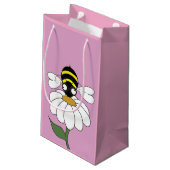 Petit sac cadeau d'abeille de marguerite (Dos Angle)