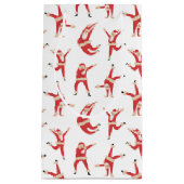 Petit Sac Cadeau Dabing Père Noël Fun Motif de Noël (Devant)