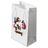 PETIT SAC CADEAU DACHSHUNDS CUPID  (Dos Angle)