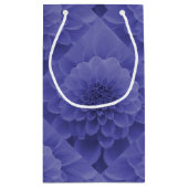 Petit Sac Cadeau Dahlia bleu (Dos)