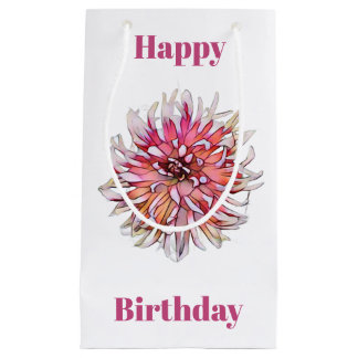 PETIT SAC CADEAU DAHLIA FLOWER