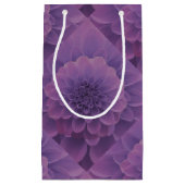 Petit Sac Cadeau Dahlia violet (Devant)