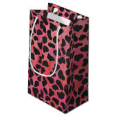 Petit Sac Cadeau DalmatiDalmatien noir et rouge (Dos Angle)