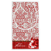 Petit Sac Cadeau Damas rouge (Dos)