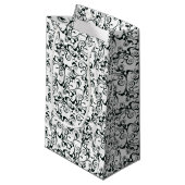 Petit Sac Cadeau Damassé (Devant Angle)