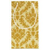 Petit Sac Cadeau Damassé d'or (Dos)