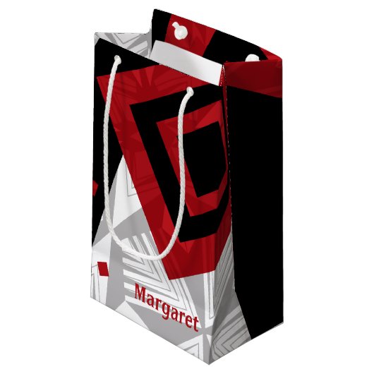 Petit Sac Cadeau Danse personnalisable de couleur (Devant Angle)