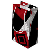 Petit Sac Cadeau Danse personnalisable de couleur (Dos Angle)