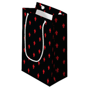 Petit sac cadeau de l'homme des feux de circulatio