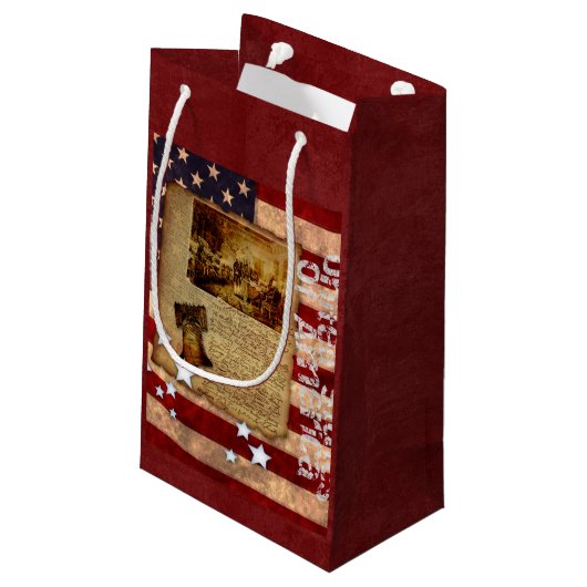 Petit Sac Cadeau Déclaration d'indépendance des États-Unis (Dos Angle)
