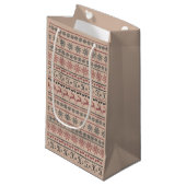 Petit Sac Cadeau décor de Noël (Devant Angle)