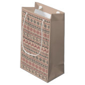 Petit Sac Cadeau décor de Noël (Dos Angle)