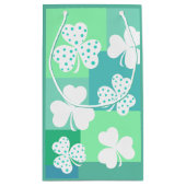 Petit Sac Cadeau Décor moderne Saint Patrick's Day Design | (Dos)
