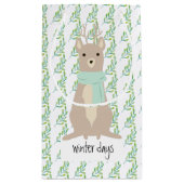 Petit Sac Cadeau Deer Wearing A Green Scarf (Dos)