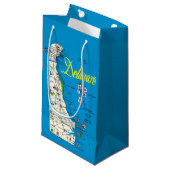 Petit Sac Cadeau Delaware Map Small Gift Bag (Devant Angle)