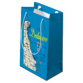 Petit Sac Cadeau Delaware Map Small Gift Bag (Dos Angle)