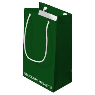 Petit Sac Cadeau Delicious Monster green color name