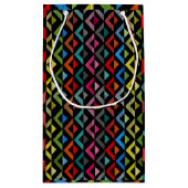 Petit Sac Cadeau Demi-Diamants De Fond (Dos)