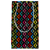 Petit Sac Cadeau Demi-Diamants De Fond (Devant)
