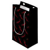 Petit Sac Cadeau Démon tombé avec ailes (Devant Angle)