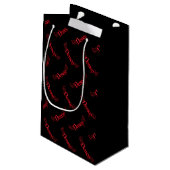 Petit Sac Cadeau Démon tombé avec ailes (Dos Angle)