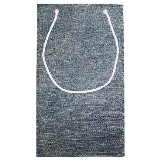 Petit Sac Cadeau Denim léger (Dos)