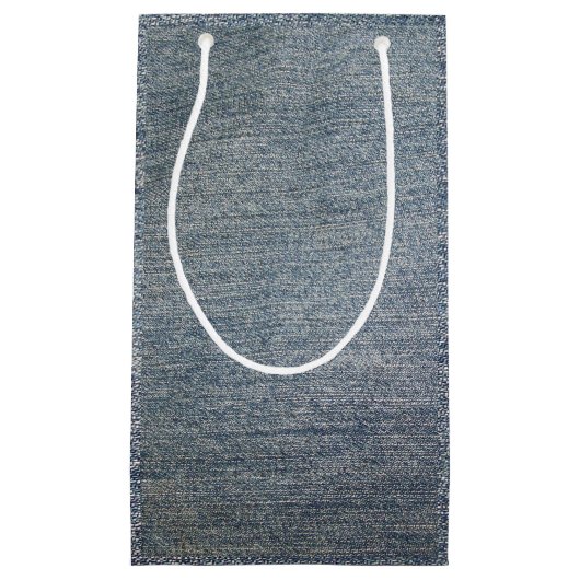 Petit Sac Cadeau Denim léger (Devant)