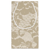 Petit Sac Cadeau Dentelle beige (Dos)