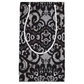 Petit Sac Cadeau dentelle noire parisienne (Devant)