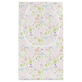 Petit Sac Cadeau déploiement de motif floral (Dos)