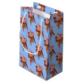 Petit Sac Cadeau des générations de cônes de crème glacée (Dos Angle)