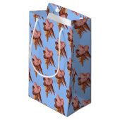 Petit Sac Cadeau des générations de cônes de crème glacée (Devant Angle)
